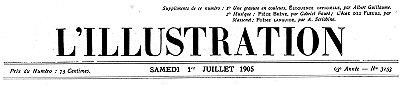 L'Illustration, No. 3253, 1er Juillet 1905 L'Illustration, No. 3253, 1er Juillet 1905