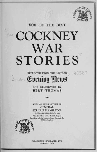 500 of the Best Cockney War Stories 500 of the Best Cockney War Stories