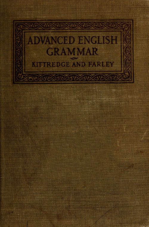 An Advanced English Grammar with Exercises An Advanced English Grammar with Exercises