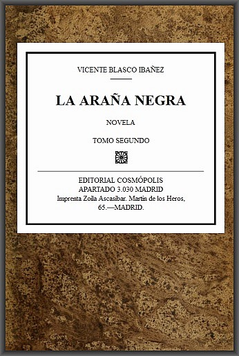 La araña negra, t. 2/9 La araña negra, t. 2/9