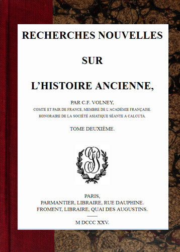 Recherches nouvelles sur l'histoire ancienne, tome II Recherches nouvelles sur l'histoire ancienne, tome II