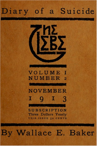 The Glebe 1913/11 (Vol. 1, No. 2): Diary of a Suicide