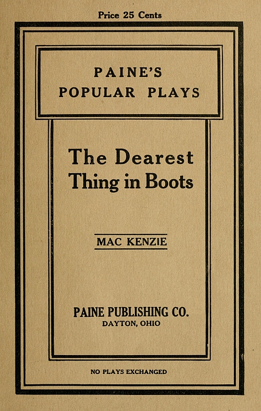 The Dearest Things in Boots The Dearest Things in Boots
