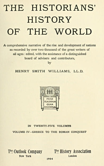 The historians' history of the world in twenty-five volumes, volume 04 The historians' history of the world in twenty-five volumes, volume 04