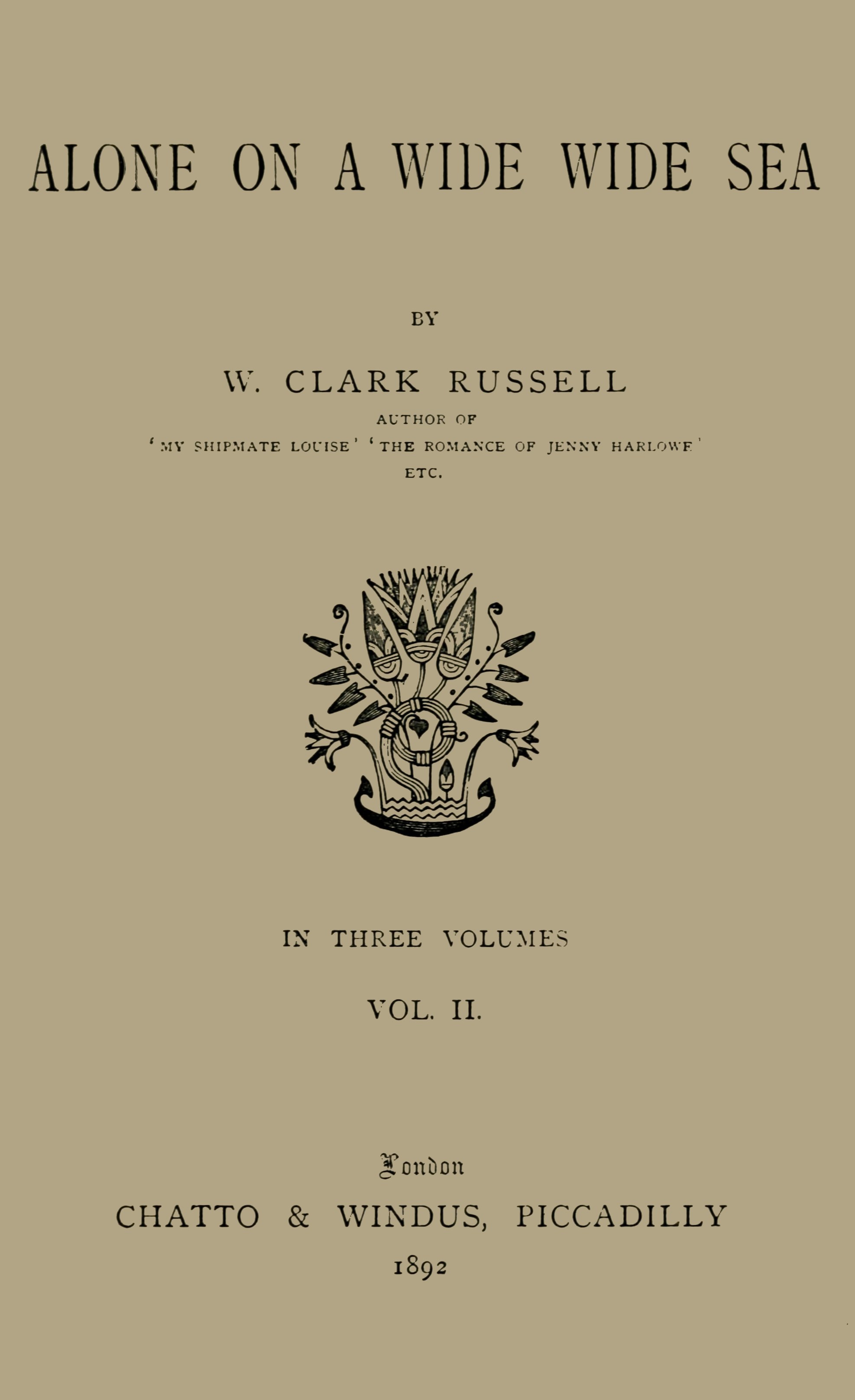 Alone on a Wide Wide Sea, Vol. 2 (of 3)