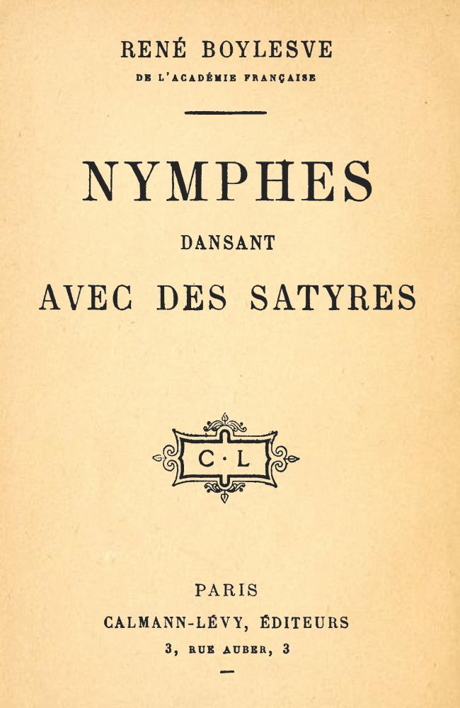 Nymphes dansant avec des satyres Nymphes dansant avec des satyres