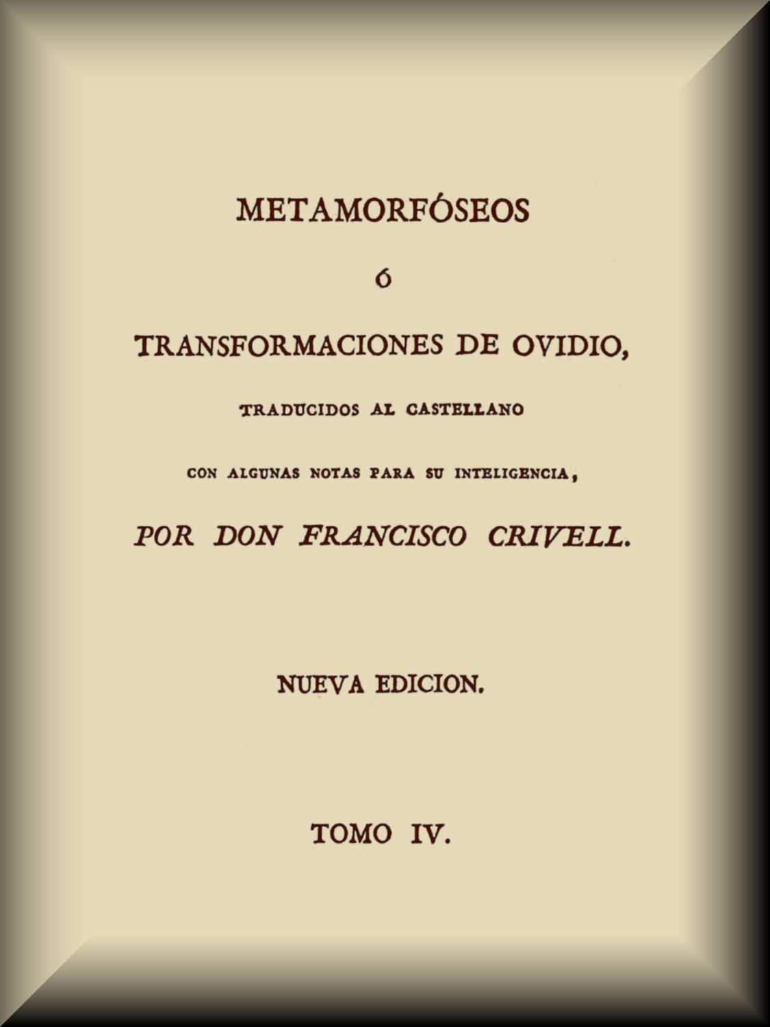 Metamorfóseos o Transformaciones (4 de 4) Metamorfóseos o Transformaciones (4 de 4)