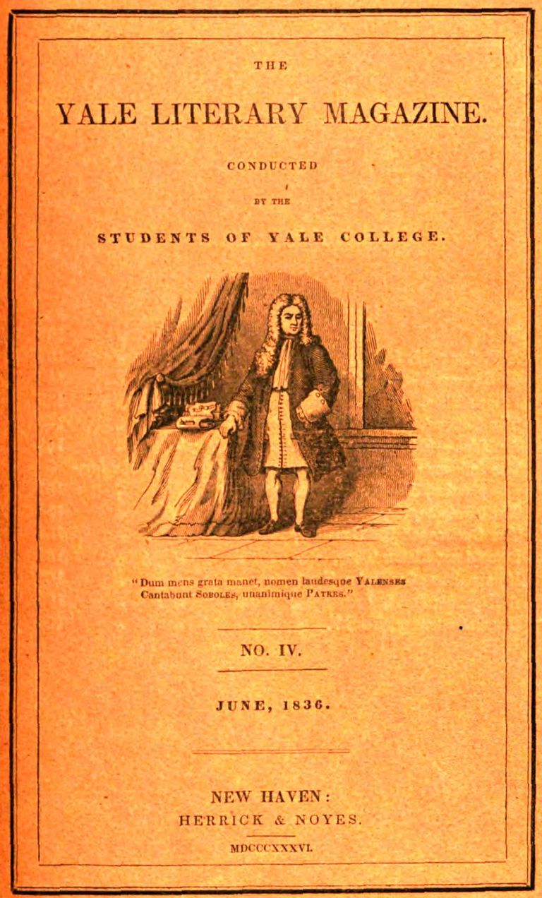 The Yale Literary Magazine (Vol. I, No. 4, June 1836)