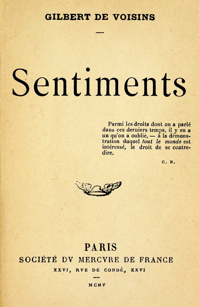 Sentiments