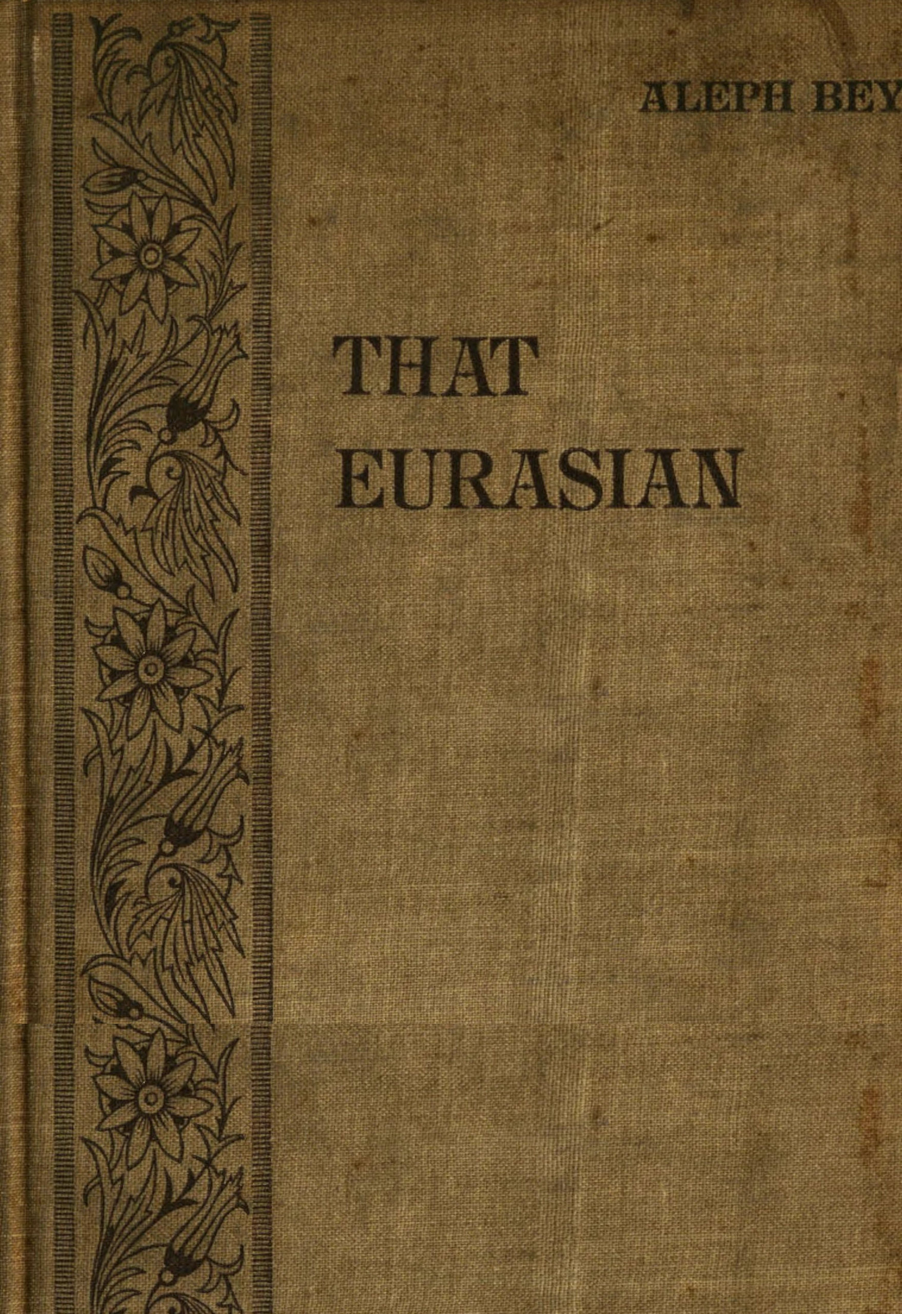 That Eurasian That Eurasian