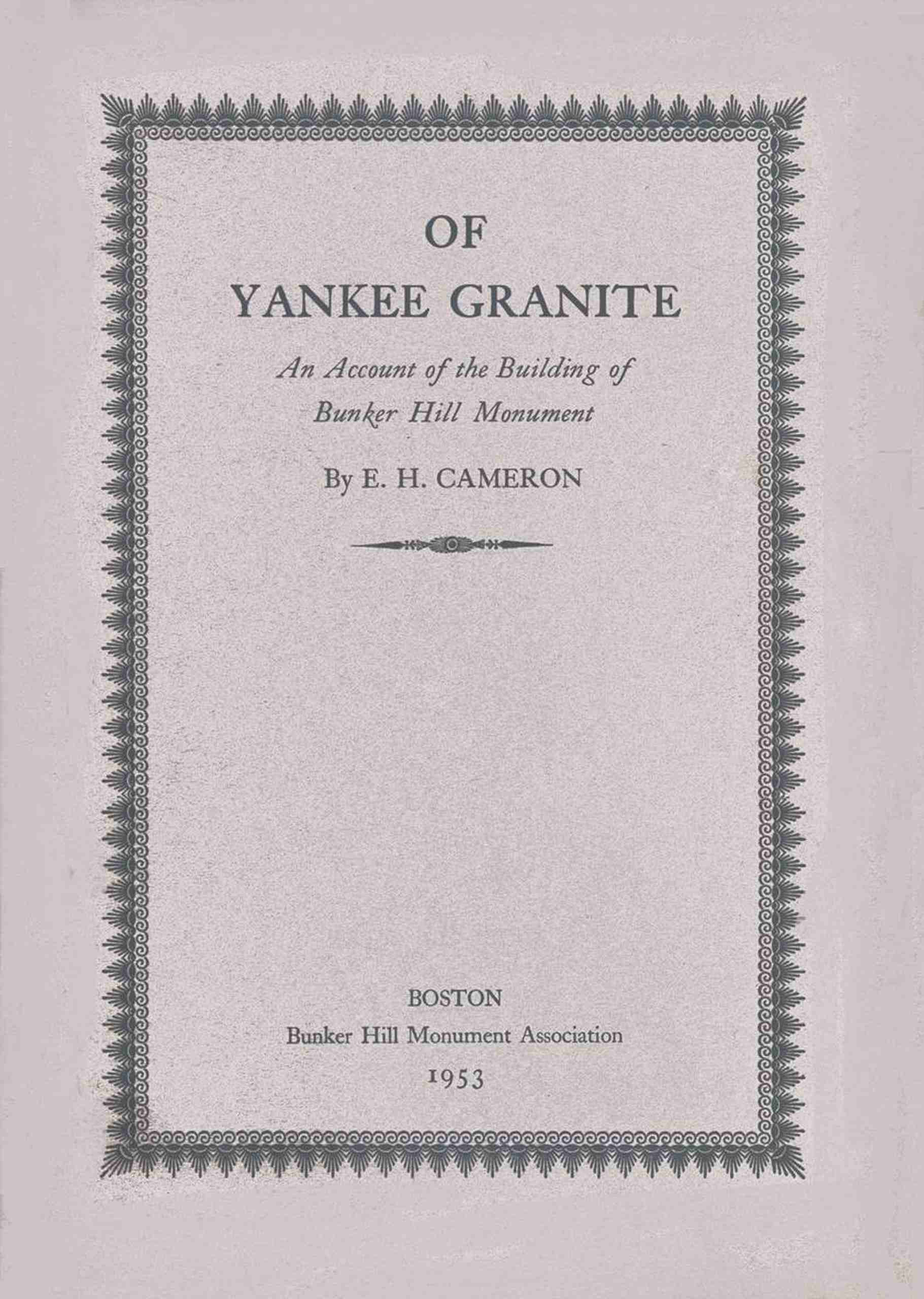 Of Yankee granite Of Yankee granite
